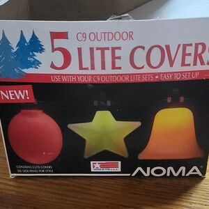 Vintage Noma 5 Outdoor Star Shape bulb cover